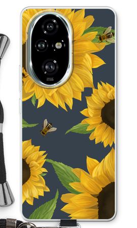 Sunflower and bees
