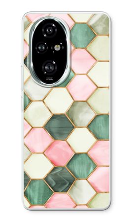 Zeshoeken in glas-in-lood