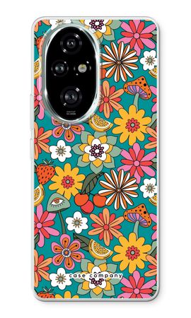 Retro Bloemen N°2 - Blauw