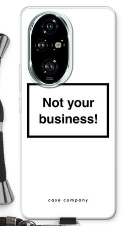 Not your business