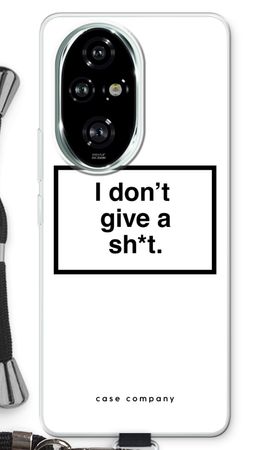 Don't give a shit