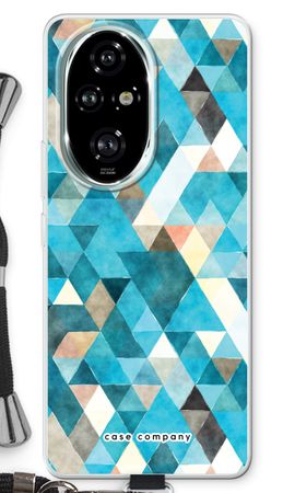 Coloured triangles blue