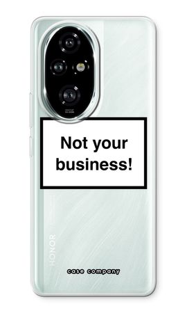 Not your business