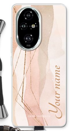 Gold Lines Namecase - Blush