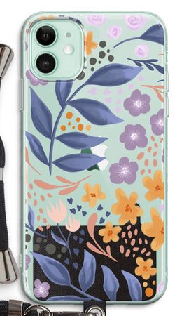 Flowers with blue leaves