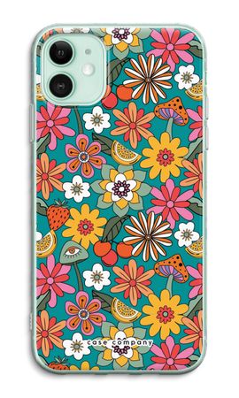 Retro Flowers N°2 - Blue