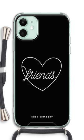 Friends heart black