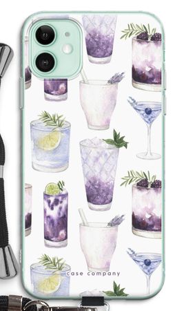 Violet cocktails