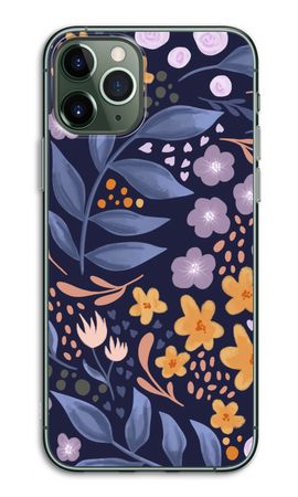 Flowers with blue leaves