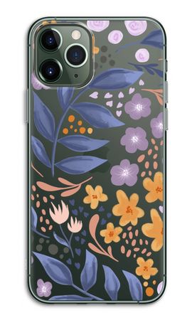 Flowers with blue leaves