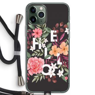 Hello in flowers