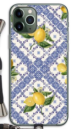 Blue tiles and lemons
