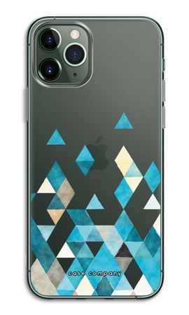 Triángulos color azul