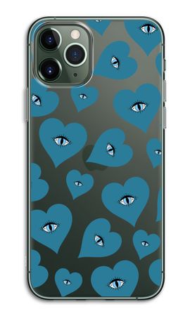 Blue heart eyes