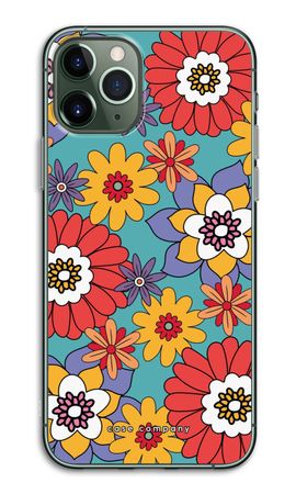 Retro Flowers - Blue