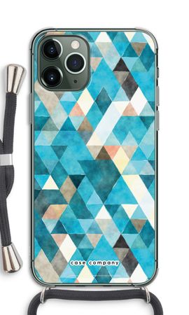 Coloured triangles blue