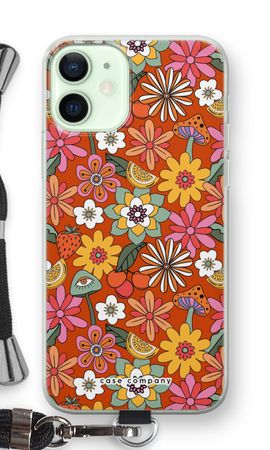 Retro Blumen - Rot