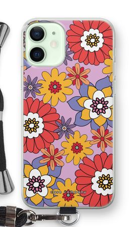 Retro Blumen - Lila