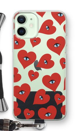 Red heart eyes
