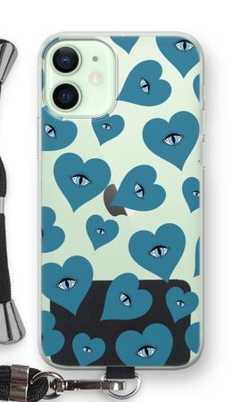 Blue heart eyes