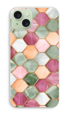 Hexagons in stained glass