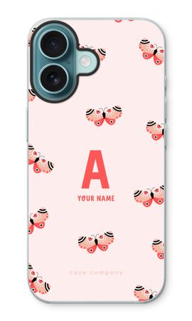 Rosy Butterflies Monogram
