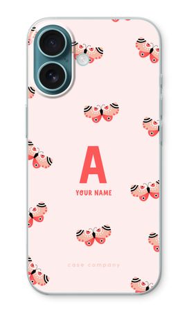 Rosy Butterflies Monogram