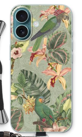 Tropical jungle parrot