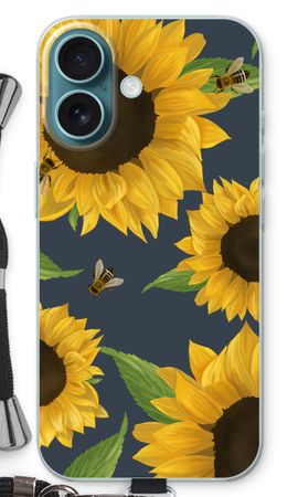 Sunflower and bees