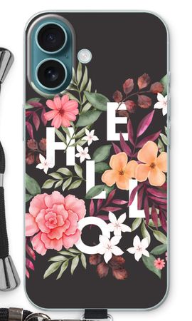 Hello in flowers
