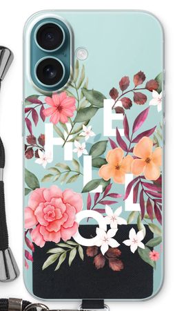 Hello in flowers
