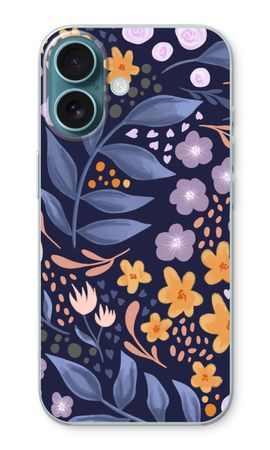 Flowers with blue leaves