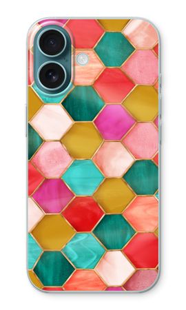 Hexagons in stained glass