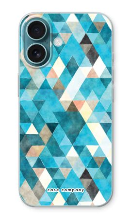 Coloured triangles blue