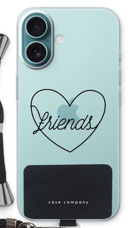 Friends heart black