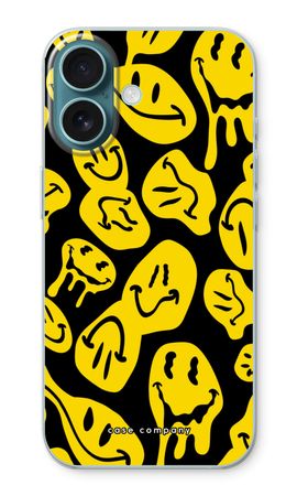 Melting smiley - Yellow