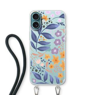 Flowers with blue leaves