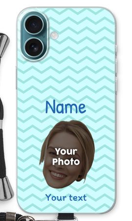 Visage personnalisé - Motif à rayures