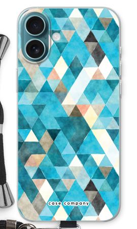 Coloured triangles blue