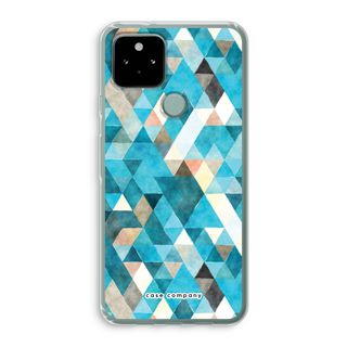 Coloured triangles blue