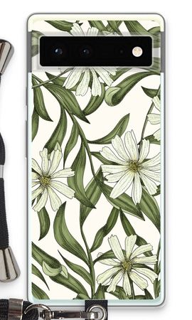 White flower pattern