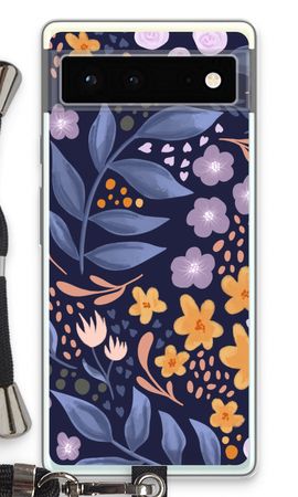 Flowers with blue leaves