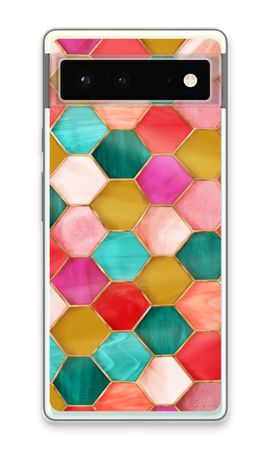 Hexagons in stained glass
