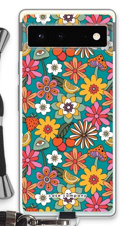 Retro Flowers N°2 - Blue