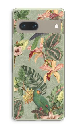 Tropical jungle parrot