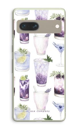 Violet cocktails