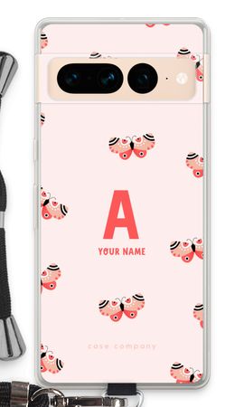 Rosy Butterflies Monogram