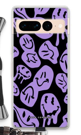 Smeltende Smiley - Paars