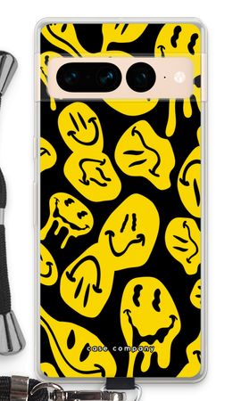 Smeltende smiley - Geel