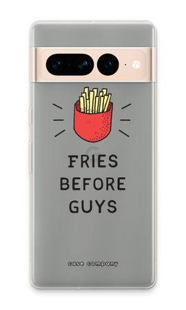 Fries before guys